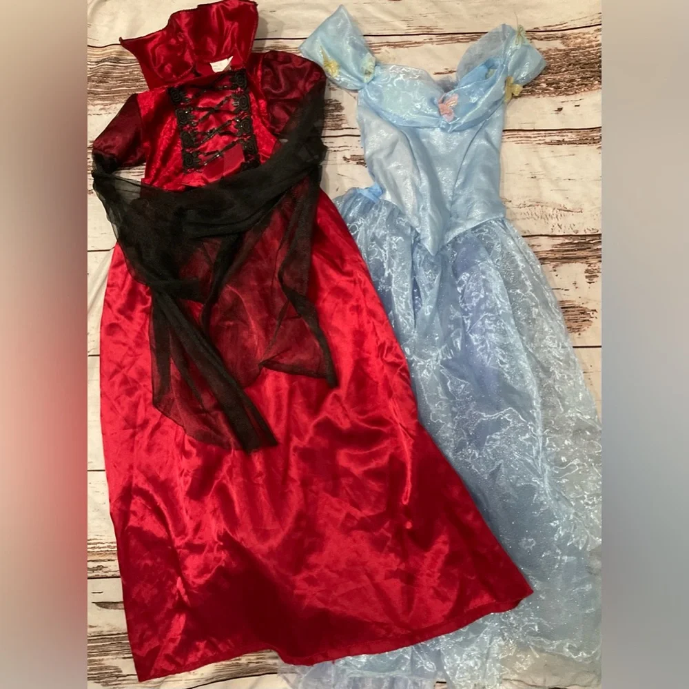 BIG GIRLS CINDERELLA AND RED‎ DRESS COSTUMES